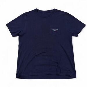Aime Leon Dore Navy Crewneck Short Sleeve Pocket Tee